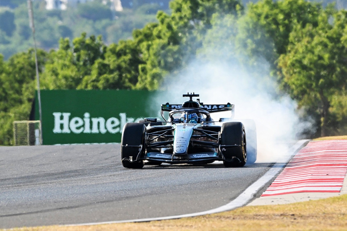 Russell: Lo que Mercedes "temía" de Ferrari se hizo realidad el viernes en Hungría