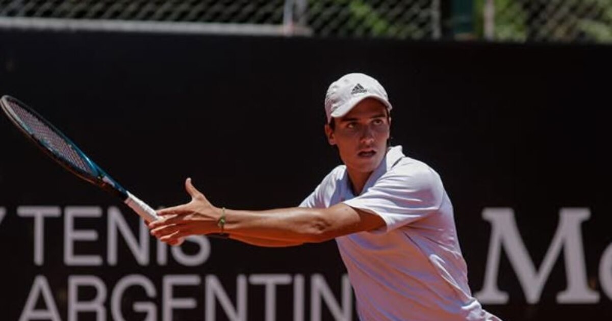 Milanesas con puré, pesca en la laguna y el sueño de llegar al circuito ATP: la historia de Lucio Ratti, el tenista que crece rápido