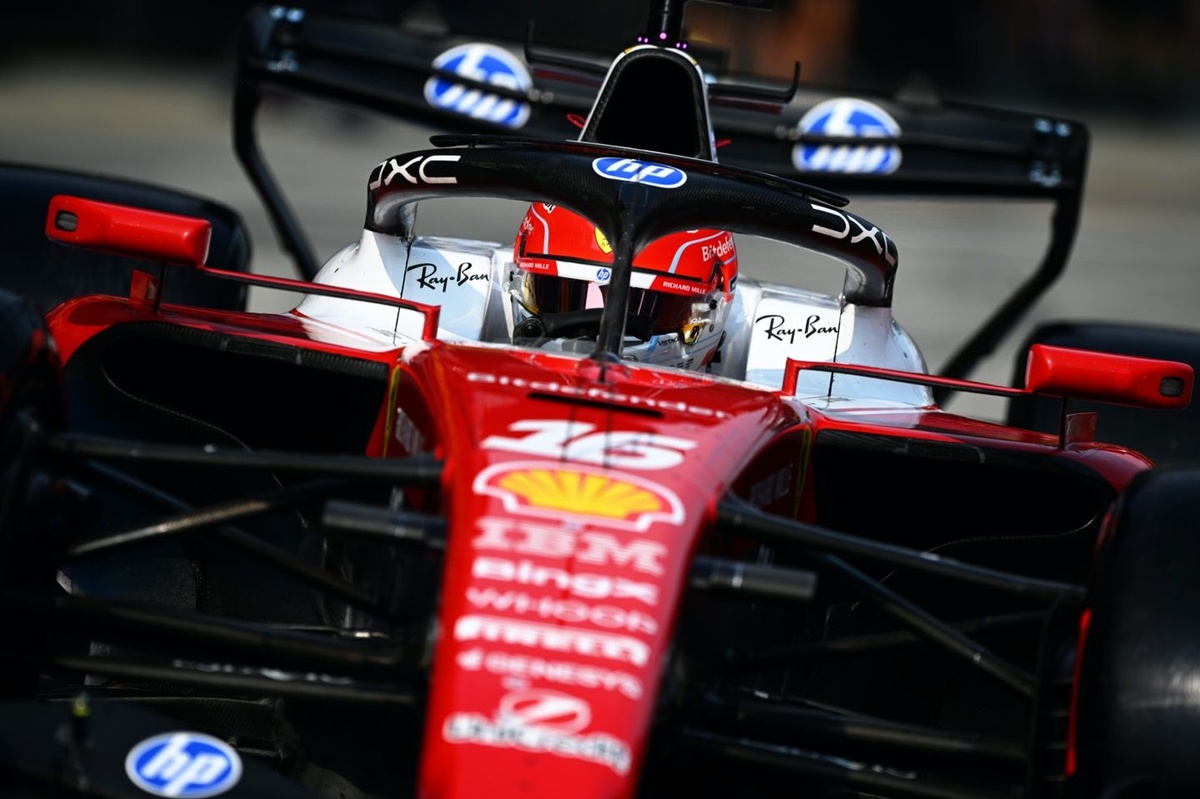Leclerc admite una configuración "agresiva" que le da confianza para el domingo en Bahréin