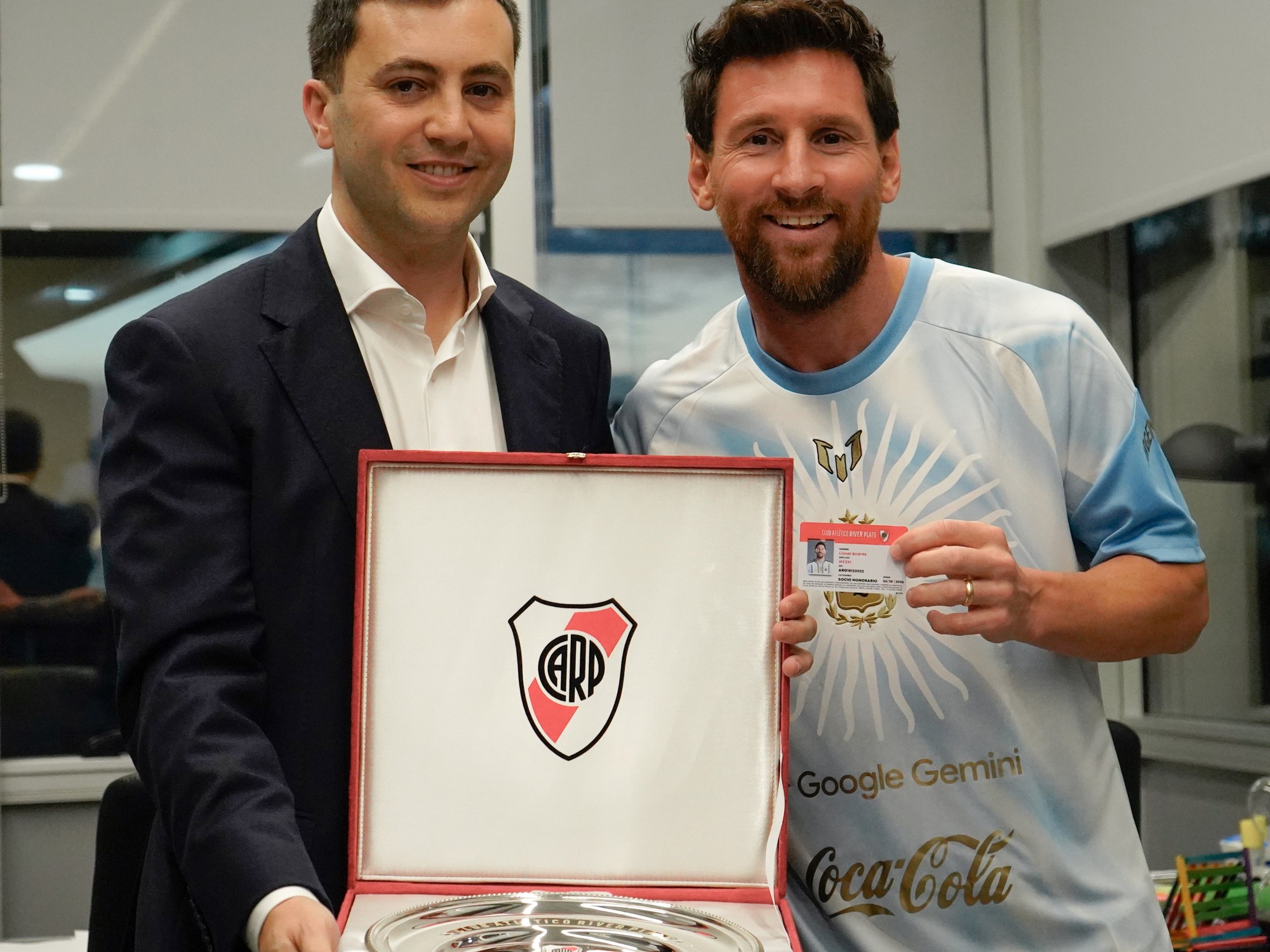 Messi, socio honorario de River: la curiosidad que hizo estallar a las redes