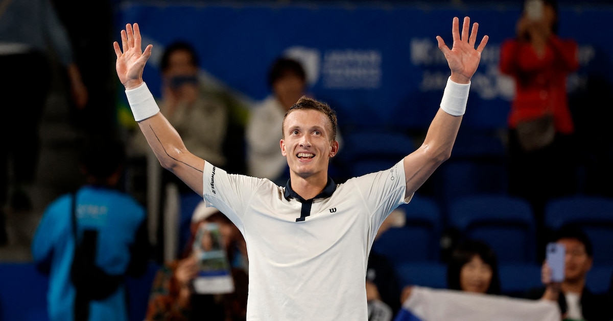 Jiri Lehecka, el rival de Alcaraz en la final de Tokio: atleta multidisciplinar y verdugo de Nadal en su último partido en Madrid