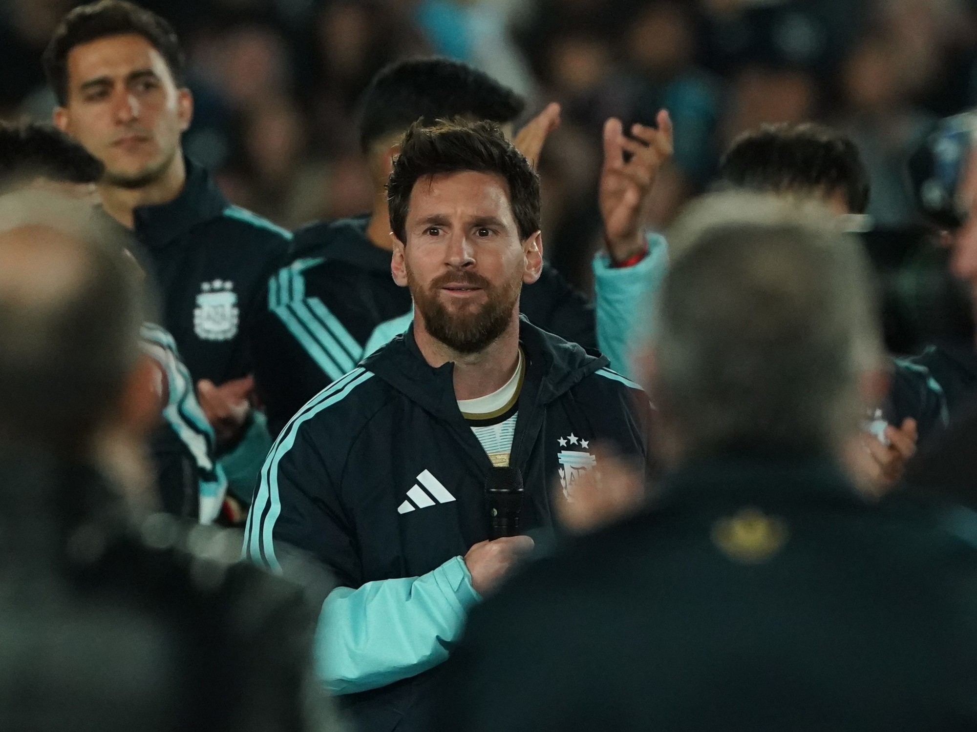 La tajante frase de Messi sobre el Mundial: «No pasó nada raro en la final, el partido con Inglaterra fue un desgaste grande» :: Olé