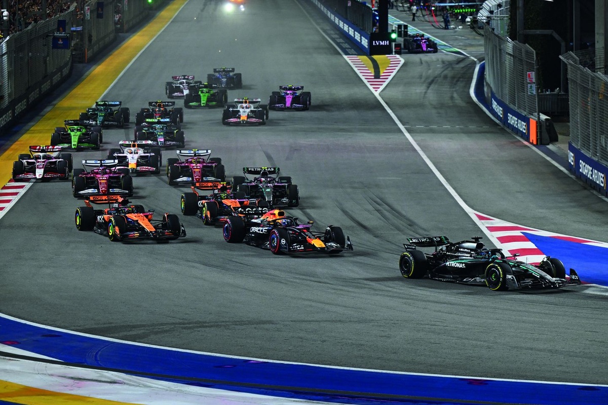 Los horarios del GP de Singapur de F1 2026 con carrera sprint y cómo verlo en vivo